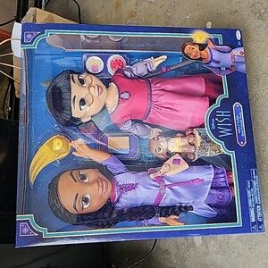 Disney Wish Asha & Dahlia 6 inch Petite Doll Gift Set